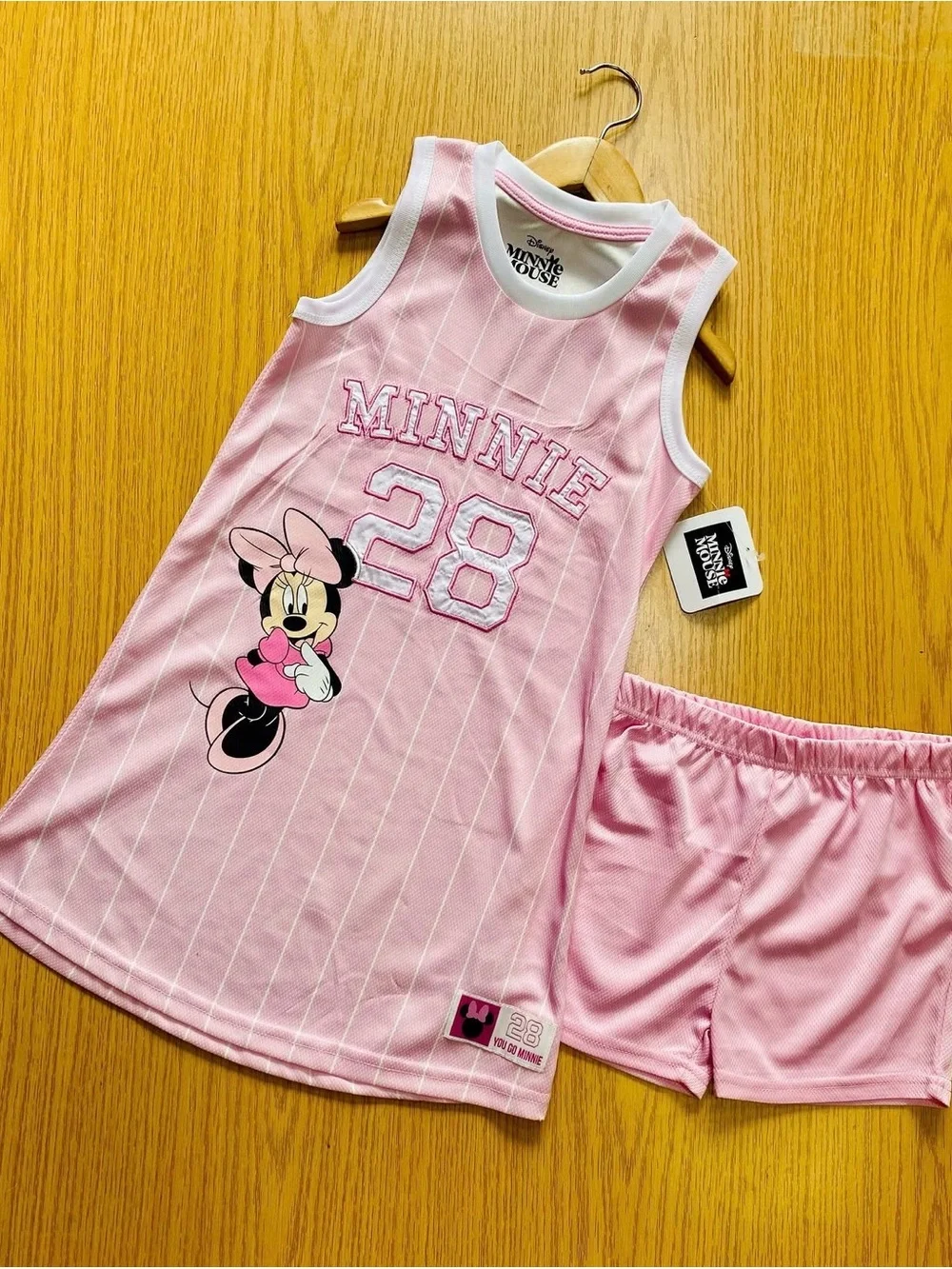 Disney Minnie Mouse 2-Piece Jersey Dress and Shorts Set Size 4